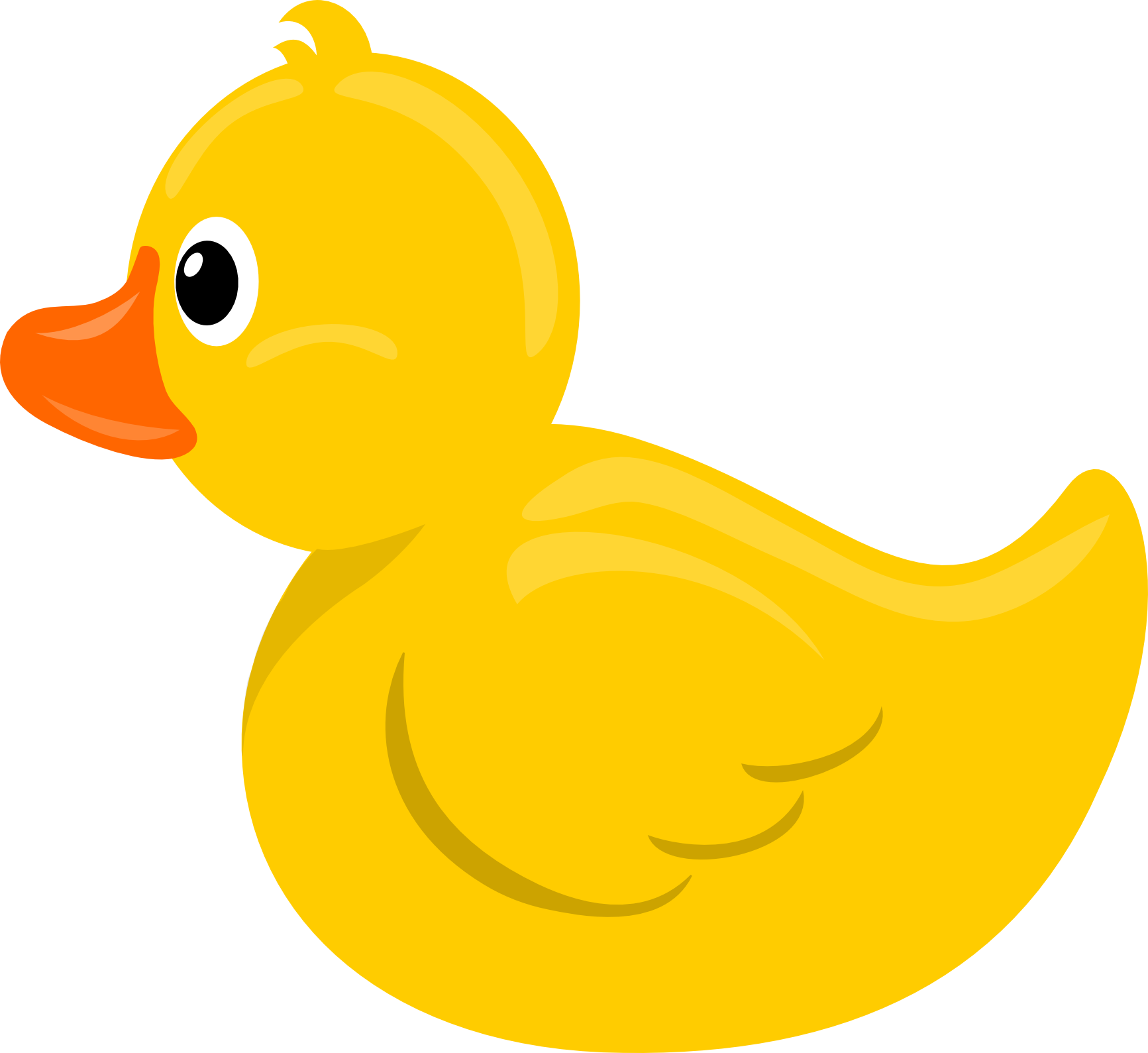 yellow duckling clipart - photo #13